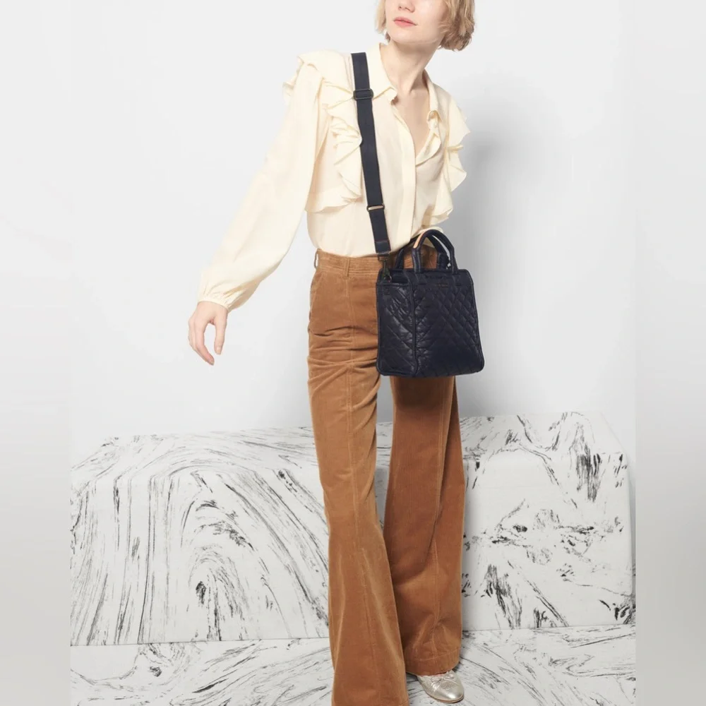 MZ Wallace Black Mini Box Tote/crossbody bag - Picture 13 of 14